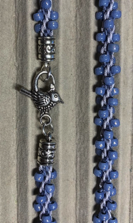 July 6 - Kumi blue bird necklace.